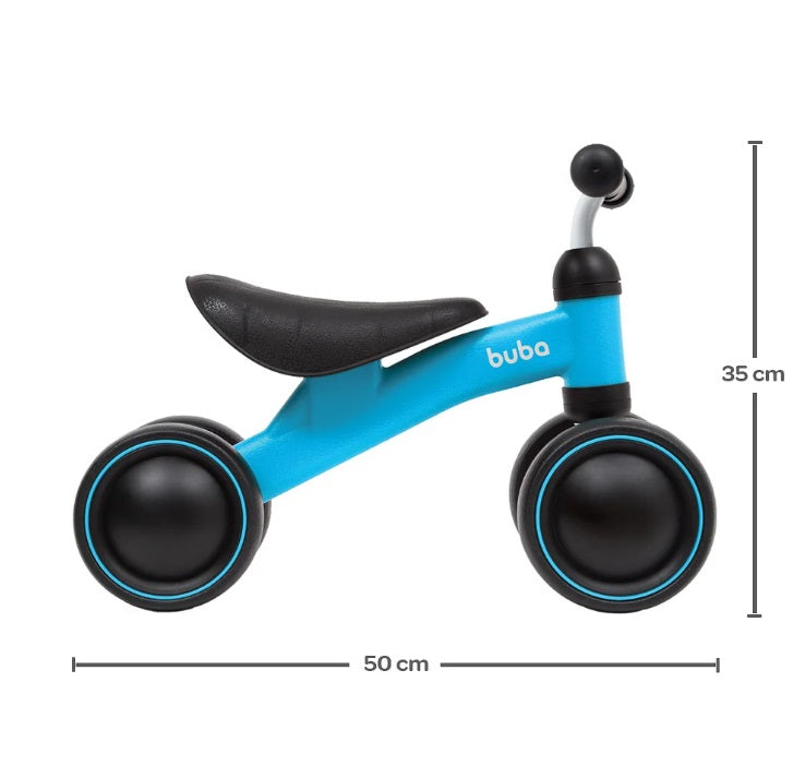 BICICLETA DE EQUILIBRIO 4 RODAS AZUL