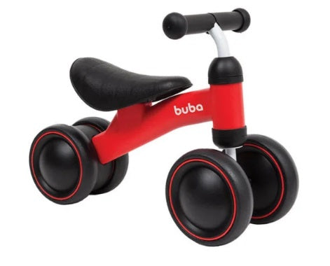 BICICLETA DE EQUILIBRIO 4 RODAS VERMELHA