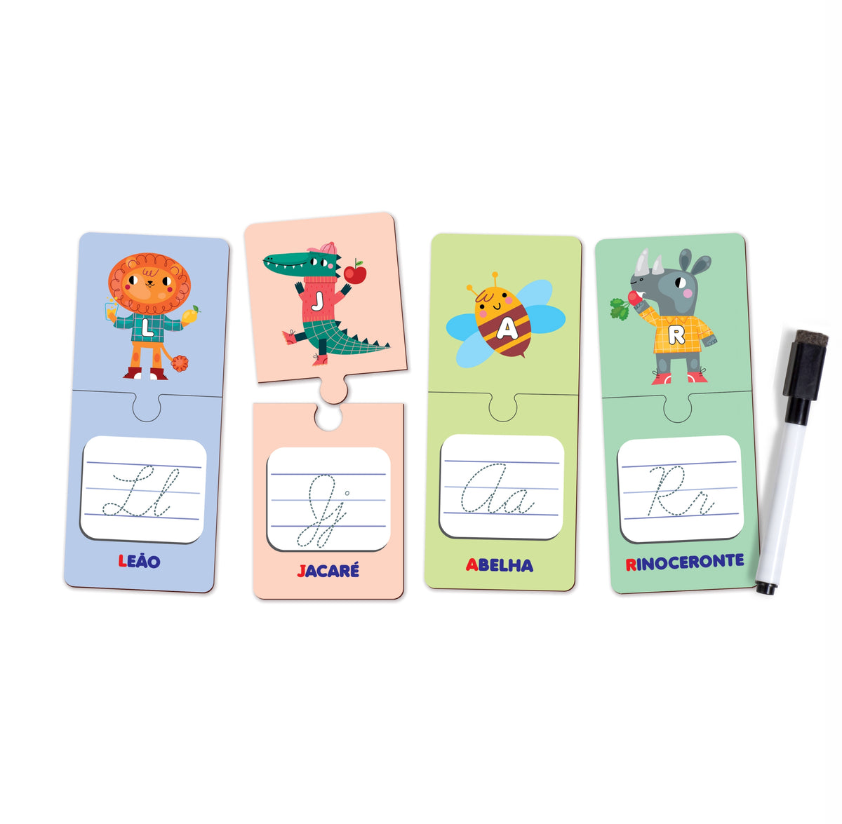 ALFABETO CURSIVO ESCREVA E APAGUE